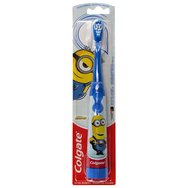 Colgate Minions Desing-It Battery Kids Extra Soft 1 брой - синьо - Детска електрическа четка за зъби Много мека Colgate Minions Desing-It Battery Kids Extra Soft 1 брой - синьо - Детска електрическа четка за зъби Много мека