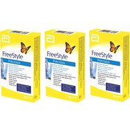 Abbott Комплект FreeStyle Precision Blood Glucoze Test Strips 150 бр (3x50 бр) - Тест ленти за кръвна захар / глюкоза, съвместими само с устройства FreeStyle Precision Neo, Libre и Libre 2 Abbott Комплект FreeStyle Precision Blood Glucoze Test Strips 150 бр (3x50 бр) - Тест ленти за кръвна захар / глюкоза, съвместими само с устройства FreeStyle Precision Neo, Libre и Libre 2