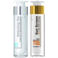 Frezyderm Комплект Moisturizing Plus Cream 50ml & Sun Screen Color Velvet Spf50+, 50ml - Интензивен хидратиращ крем за лице, шия за възраст над 30 години и тониран слънцезащитен крем за лице, много висока защита и кадифена текстура Frezyderm Комплект Moisturizing Plus Cream 50ml & Sun Screen Color Velvet Spf50+, 50ml - Интензивен хидратиращ крем за лице, шия за възраст над 30 години и тониран слънцезащитен крем за лице, много висока защита и кадифена текстура