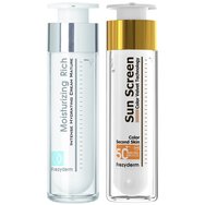 Frezyderm Комплект Moisturizing Rich Cream 50ml & Sun Screen Color Velvet Spf50+, 50ml - Хидратиращ крем за лице, шия за зряла кожа, възраст 45+ и тониран слънцезащитен крем за лице, много висока защита и кадифена текстура Frezyderm Комплект Moisturizing Rich Cream 50ml & Sun Screen Color Velvet Spf50+, 50ml - Хидратиращ крем за лице, шия за зряла кожа, възраст 45+ и тониран слънцезащитен крем за лице, много висока защита и кадифена текстура