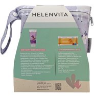 Helenvita Baby Changing Set PROMO PACK Baby Wipes With Chamomile Extract 64 бр & Baby Nappy Rash Cream 150ml & Водоустойчива чанта за подарък лилав еднорог за всякакви цели