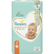 Pampers Комплект Premium Care Νο3 (6-10kg) 180 Пелени (3x60 Пелени)