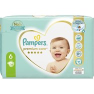 Pampers Комплект Premium Care No6 (13+kg) 114 Пелени (3x38 Пелени)