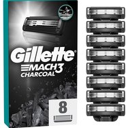 Gillette Комплект Mach 3 Charcoal Replacement Razors 24 бр (3x8 бр)