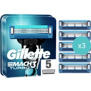 Gillette Комплект Mach3 Turbo Replacement Razors 15 бр (3x5 бр)