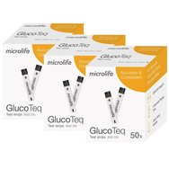 Microlife Комплект GlucoTeq Test Strips 150 бр (3x50 бр) & Подарък Light Blood Glucose Meter 1 бр