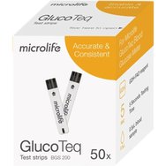 Microlife Комплект GlucoTeq Test Strips 150 бр (3x50 бр) & Подарък Light Blood Glucose Meter 1 бр