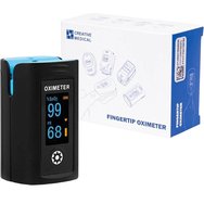 Powerpharm Комплект Electronic Blood Pressure Monitor Код YE660F 1 бр & Подарък Creative Medical Fingertip Oximeter 1 бр & Подарък Standard Digital Thermometer 1 бр