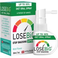 Amhes Pharma Комплект Losebig 90caps & Stop Snacking Diet Oral Spray 30ml - Mint