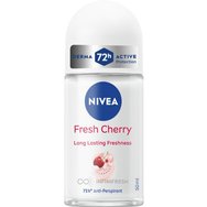 Nivea Комплект Fresh Cherry 72H Anti Perspirant Deo Roll-On 100ml (2x50ml)