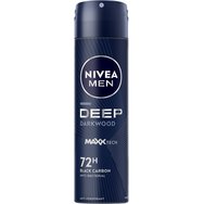Nivea Promo Men Deep Darkwood Maxx Tech 72h Deodorant Spray 300ml (2x150ml)