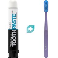 Frezyderm Комплект Instant Whitening Blue Toothpaste 75ml & Extra Soft Toothbrush 1 бр - Лилаво