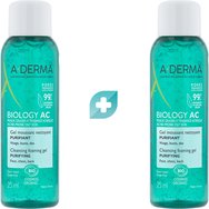 A-Derma Комплект Подарък Biology AC Cleansing Foaming Gel 50ml (2x25ml) - 