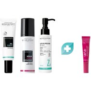 Novexpert Комплект Подарък Moisturizing Anti-Wrinkle Lip'up Lip Balm 8ml & Trio-Zinc Purity Gel 30ml ή Night Lotion 115ml ή Hyaluronic Acid Instant Lifting Serum 30ml  1 брой в произволна селекция от продукти - 