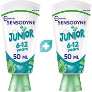 Sensodyne Комплект Junior Pronamel 6-12y Toothpaste 100ml (2x50ml) - Детска паста за зъби за чувствителни зъби за 24-часова защита от кариес и вкус на мента Sensodyne Комплект Junior Pronamel 6-12y Toothpaste 100ml (2x50ml) - Детска паста за зъби за чувствителни зъби за 24-часова защита от кариес и вкус на мента