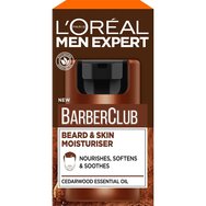 Комплект L\'Oreal Paris Men Expert Barber Club Beard & Skin Moisturiser 50ml & Face & Hair Wash Gel 200ml & 48h Protective Body Spray 150ml