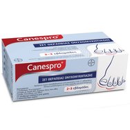 Bayer Canespro Комплект мехлем за лекуване на онихомикоза 10g & 22 Водоустойчиви подложки и лак за нокти