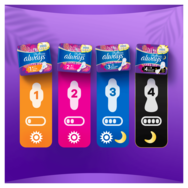 Always Platinum Sanitary Towels with Comfort Lock Wings Size 1, 8 бр