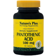Natures Plus Pantothenic Acid 500mg Антистрес витамин 90tabs Natures Plus Pantothenic Acid 500mg Антистрес витамин 90tabs