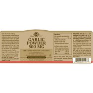 Solgar Garlic Powder 500mg, 90veg.caps