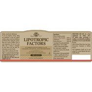 Solgar Lipotropic Factors 50tabs