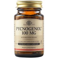 Solgar Pycnogenol Food Supplement - 100mg 30veg.caps  Solgar Pycnogenol Food Supplement - 100mg 30veg.caps