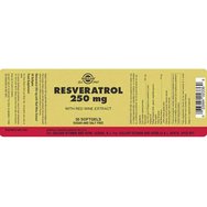 Solgar Resveratrol 250mg, 30 Softgels