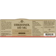 Solgar Ubiquinol 100mg, 50 Softgels