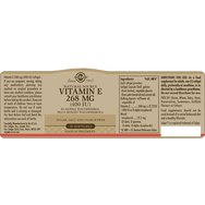 Solgar Vitamin E 268mg, 50 Softgels