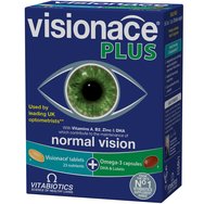 Vitabiotics Visionace Plus 28tabs+28caps - Хранителна добавка за поддържане на здравето на очите Vitabiotics Visionace Plus 28tabs+28caps - Хранителна добавка за поддържане на здравето на очите