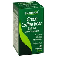 HealthAid Green Coffee Bean Extract Green Екстракт от зелено кафе действие изгаря мазнините 60 капсули