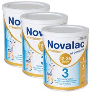 Novalac Комплект Premium Νο 3 Мляко със симбиотици за възраст 12-36 месеца 3x400gr Novalac Комплект Premium Νο 3 Мляко със симбиотици за възраст 12-36 месеца 3x400gr