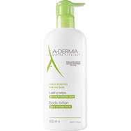 A-Derma Soins Originels Lait Corps Hydratant 400ml - Тънък, овлажняващ лосион за тяло с дискретен аромат и текстура, която не залепва A-Derma Soins Originels Lait Corps Hydratant 400ml - Тънък, овлажняващ лосион за тяло с дискретен аромат и текстура, която не залепва