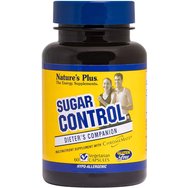 Natures Plus Control Sugar Формула, която помага в борбата с булимията за сладкиши и захар, хипоалергенна 60Veg.Caps