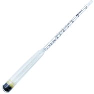 Gay-Lussac & Cartier 20°C Alcoholmeter 1 бр - Алкохолметър Gay-Lussac & Cartier Academy с къса калибрация, 20 градуса по Целзий, с пластмасов корпус