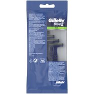 Gillette Blue II Plus Slalom с 2 остриета и лента от алое за защита на кожата от раздразнения 5бр