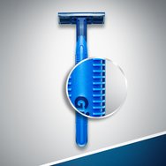 Gillette Blue II Plus Slalom с 2 остриета и лента от алое за защита на кожата от раздразнения 5бр