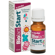 Intermed Biolact Start Probiotic Drops 12ml - Хранителна добавка Пробиотични капки за кърмачета и деца за лечение на стомашно-чревни разстройства Intermed Biolact Start Probiotic Drops 12ml - Хранителна добавка Пробиотични капки за кърмачета и деца за лечение на стомашно-чревни разстройства