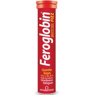 Vitabiotics Feroglobin Fizz 20 Effer.tabs - Хранителна добавка с желязо и фолиева киселина в ефервесцентна форма Vitabiotics Feroglobin Fizz 20 Effer.tabs - Хранителна добавка с желязо и фолиева киселина в ефервесцентна форма