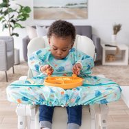 Bumkins Waterproof Tray Mat Sleeved Bib 6-24m 1 бр - Lace