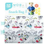 Bumkins Small Snack Bag 9cm x 18cm Чантичка, калъф за храна / закуски 2 броя - Urban Birds Bumkins Small Snack Bag 9cm x 18cm Чантичка, калъф за храна / закуски 2 броя - Urban Birds