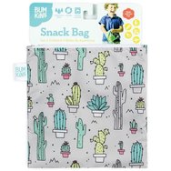 Bumkins Large Snack Bag 18cm x 18cm Чантичка, калъф за храна / закуски 1 брой - Cacti Bumkins Large Snack Bag 18cm x 18cm Чантичка, калъф за храна / закуски 1 брой - Cacti
