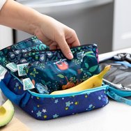 Bumkins Small Snack Bag 9cm x 18cm Чантичка, калъф за храна / закуски 2 броя - All Together Now Bumkins Small Snack Bag 9cm x 18cm Чантичка, калъф за храна / закуски 2 броя - All Together Now