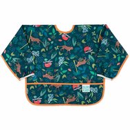 Bumkins Waterproof Sleeved Bib 6-24m 1 бр - Jungle - Водоустойчив лигавник с дълги ръкави и джоб Bumkins Waterproof Sleeved Bib 6-24m 1 бр - Jungle - Водоустойчив лигавник с дълги ръкави и джоб