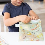 Bumkins Large Snack Bag 18cm x 18cm Чантичка, калъф за храна / закуски 1 брой - Camping
