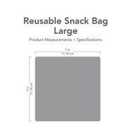 Bumkins Large Snack Bag 18cm x 18cm Чантичка, калъф за храна / закуски 1 брой - Lace