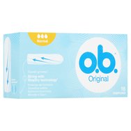 O.b Original Normal Тампони за дни с малък до среден поток 16 броя O.b Original Normal Тампони за дни с малък до среден поток 16 броя