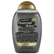 OGX Charcoal Detox Purifying Shampoo Овлажняващ и детоксикиращ шампоан за всички типове коса 385ml