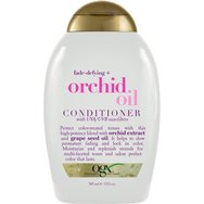 OGX Orchid Oil Conditioner Fade Defying Омекотяващ крем за защита на цвета за боядисана коса 385ml OGX Orchid Oil Conditioner Fade Defying Омекотяващ крем за защита на цвета за боядисана коса 385ml