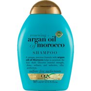 OGX Argan Oil of Morocco Shampoo Renewing Реконструиращ шампоан с арганово масло за нежна копринена коса 385ml OGX Argan Oil of Morocco Shampoo Renewing Реконструиращ шампоан с арганово масло за нежна копринена коса 385ml
